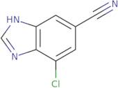 7-Chloro-1H-benzo[D]imidazole-5-carbonitrile