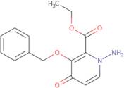 1-Amino-3-benzyloxy-4-oxo-1,4-dihydropyridine-2-carboxylic acid ethyl ester