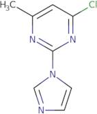 4-Chloro-2-(1H-imidazol-1-yl)-6-methyl-pyrimidine