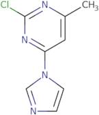 2-Chloro-4-(1H-imidazol-1-yl)-6-methylpyrimidine