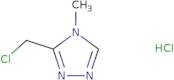 3-(Chloromethyl)-4-methyl-4H-1,2,4-triazole hydrochloride