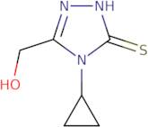 (4-Cyclopropyl-5-sulfanyl-4H-1,2,4-triazol-3-yl)methanol