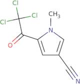 1-Methyl-5-(trichloroacetyl)-1H-pyrrole-3-carbonitrile