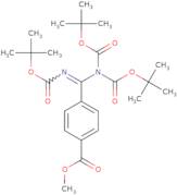 (E)-methyl 4-(N,N,N'-tris(tert-butoxycarbonyl)carbamimidoyl)benzoate