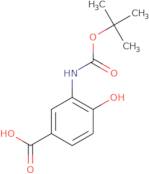 3-{[(tert-Butoxy)carbonyl]amino}-4-hydroxybenzoicacid