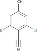 2-Bromo-6-chloro-4-methylbenzonitrile