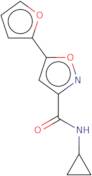 N-Cyclopropyl-5-(furan-2-yl)-1,2-oxazole-3-carboxamide