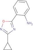 2-(3-Cyclopropyl-1,2,4-oxadiazol-5-yl)aniline