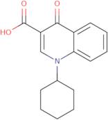 1-Cyclohexyl-4-oxo-1,4-dihydroquinoline-3-carboxylic acid