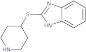 2-(Piperidin-4-ylsulfanyl)-1H-1,3-benzodiazole