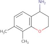 (4R)-7,8-Dimethyl-3,4-dihydro-2H-1-benzopyran-4-amine