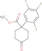 Methyl 4-oxo-1-(2,4,5-trifluorophenyl)cyclohexanecarboxylate