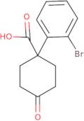 1-(2-Bromophenyl)-4-oxocyclohexanecarboxylic acid