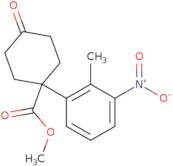 Methyl 1-(2-methyl-3-nitrophenyl)-4-oxocyclohexanecarboxylate