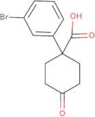 1-(3-Bromophenyl)-4-oxocyclohexanecarboxylic acid