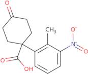 1-(2-Methyl-3-nitrophenyl)-4-oxocyclohexanecarboxylic acid