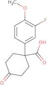 1-(3-Fluoro-4-methoxyphenyl)-4-oxocyclohexanecarboxylic acid