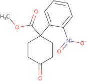 Methyl 1-(2-nitrophenyl)-4-oxocyclohexanecarboxylate