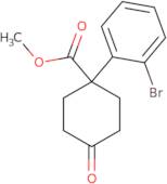 Methyl 1-(2-bromophenyl)-4-oxocyclohexanecarboxylate