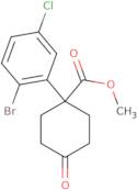 Methyl 1-(2-bromo-5-chlorophenyl)-4-oxocyclohexanecarboxylate