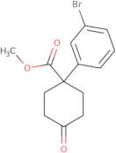 Methyl 1-(3-bromophenyl)-4-oxocyclohexanecarboxylate