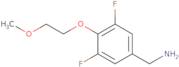 [3,5-Difluoro-4-(2-methoxyethoxy)phenyl]methanamine