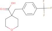 4-[4-(Trifluoromethyl)phenyl]methyl-oxane-4-carboxylic acid