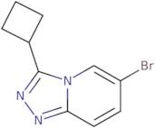 6-Bromo-3-cyclobutyl-[1,2,4]triazolo[4,3-a]pyridine