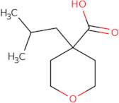 4-(2-Methylpropyl)oxane-4-carboxylic acid