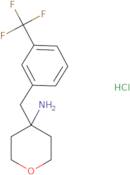 4-[3-(Trifluoromethyl)phenyl]methyl-oxan-4-amine hydrochloride