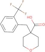 4-[2-(Trifluoromethyl)phenyl]methyl-oxane-4-carboxylic acid