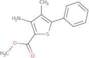 3-Amino-4-methyl-5-phenylthiophene-2-carboxylic acid methyl ester