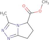 Methyl 3-methyl-5H,6H,7H-pyrrolo[2,1-c][1,2,4]triazole-5-carboxylate