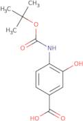 4-{[(tert-Butoxy)carbonyl]amino}-3-hydroxybenzoic acid