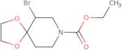 6-Bromo-1,4-dioxa-8-azaspiro[4.5]decane-8-carboxylic acid ethyl ester