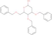(4R,5S,6R)-4,5-Bis(benzyloxy)-6-((benzyloxy)methyl)tetrahydro-2H-pyran-2-ol