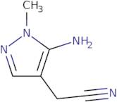 2-(5-Amino-1-methyl-1H-pyrazol-4-yl)acetonitrile