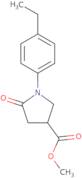 Methyl 1-(4-ethylphenyl)-5-oxopyrrolidine-3-carboxylate