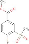 Methyl 4-fluoro-3-(methylsulfonyl)benzoate
