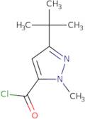 3-(tert-Butyl)-1-methyl-1H-pyrazole-5-carbonyl chloride