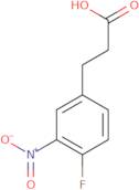 3-(4-Fluoro-3-nitrophenyl)propionic acid