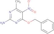 4-(benzyloxy)-6-methyl-5-nitropyrimidin-2-amine