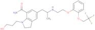1-(3-Hydroxypropyl)-5-(2-((2-(2-(2,2,2-trifluoroethoxy)phenoxy)ethyl)amino)propyl)indoline-7-carboxamide
