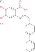 6,7-Dimethoxy-2-[(4-phenyl-1,2,3,6-tetrahydropyridin-1-yl)methyl]-3,4-dihydroquinazolin-4-one