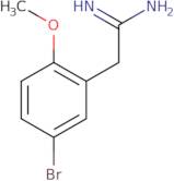 2-(5-Bromo-2-methoxyphenyl)ethanimidamide