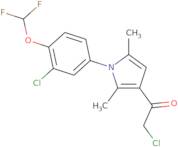 2-Chloro-1-{1-[3-chloro-4-(difluoromethoxy)phenyl]-2,5-dimethyl-1H-pyrrol-3-yl}ethan-1-one