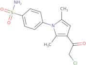 4-[3-(2-Chloroacetyl)-2,5-dimethyl-1H-pyrrol-1-yl]benzene-1-sulfonamide