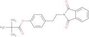 4-[2-(1,3-dioxo-2,3-dihydro-1H-isoindol-2-yl)ethyl]phenyl 2,2-dimethylpropanoate