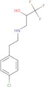 3-{[2-(4-Chlorophenyl)ethyl]amino}-1,1,1-trifluoropropan-2-ol