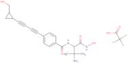 (2S)-3-Amino-N-hydroxy-2-[(4-{4-[(1R,2R)-2-(hydroxymethyl)cyclopropyl]buta-1,3-diyn-1-yl}phenyl)fo…